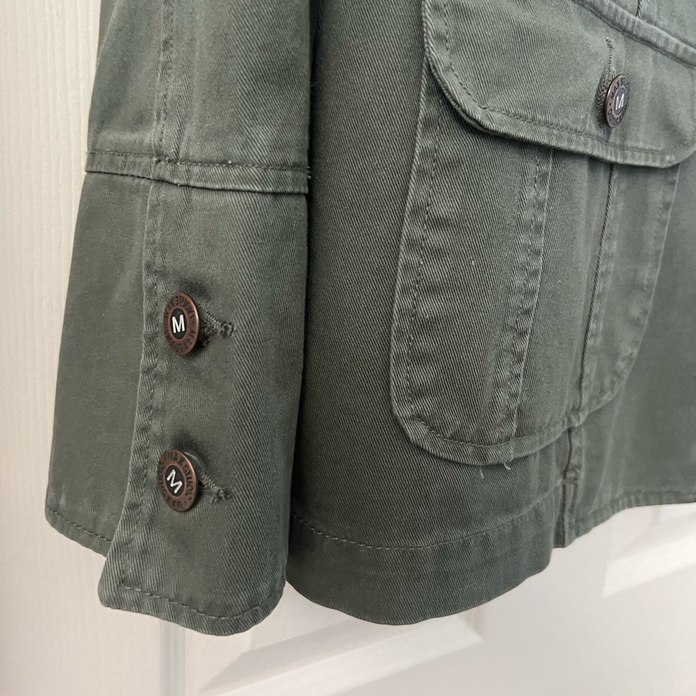 Max Studio Military Style Cotton Jacket Size M - Picture 3 of 8